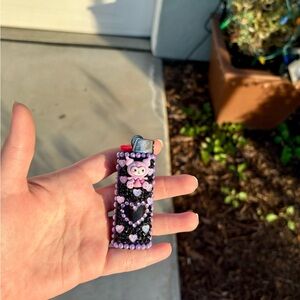 Sanrio Kuromi - Glam Rhinestone Lighter: Chic Lighter w/ Swarovski Crystals